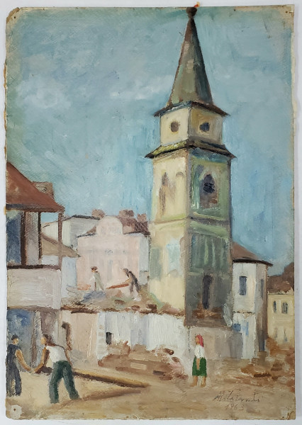 Alexandru Istrati (1915-1991) - Biserica Baratia, Campulung Muscel, 1963