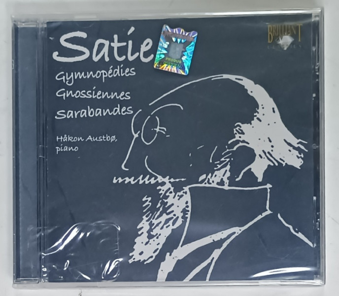 ALFRED SATIE , GYMNOPEDIES, GNOSSIENNES , SARABANDES , HAKON AUSTBO PIANO , CD AUDIO SIGILAT , 1999