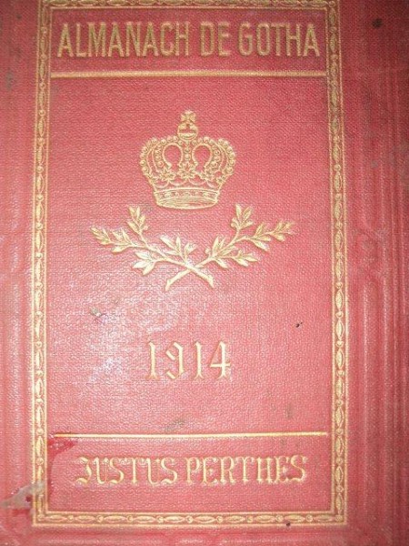 ALMANACH DE GOTHA. ANNUAIRE GENEALOGIQUE, DIPLOMATIQUE ET STATISTIQUE 1914