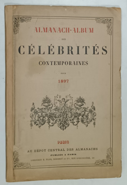 ALMANACH DES CELEBRITES CONTEMPORAINES POUR 1897