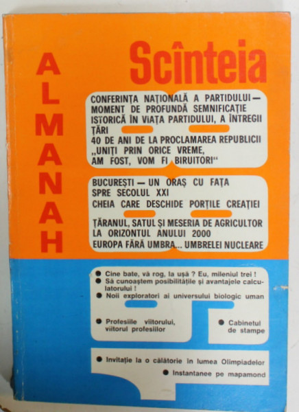 ALMANAH SCANTEIA , 1988