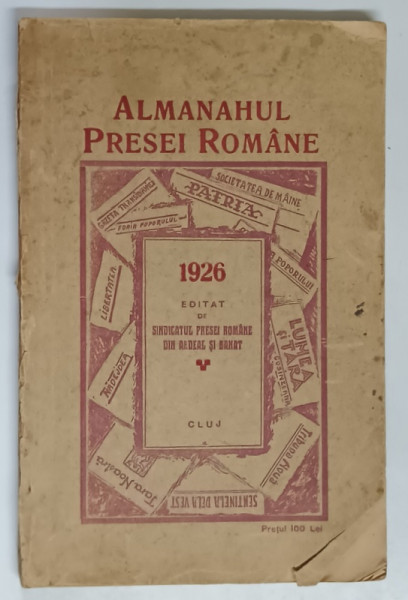 ALMANAHUL PRESEI ROMANE , 1926