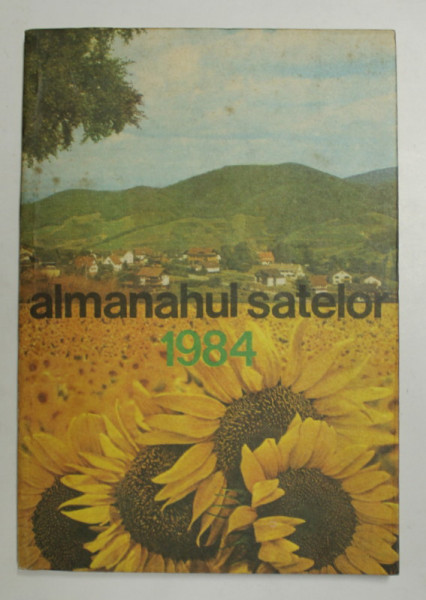 ALMANAHUL SATELOR , 1984 , COTORUL INTARIT CU BANDA ADEZIVA