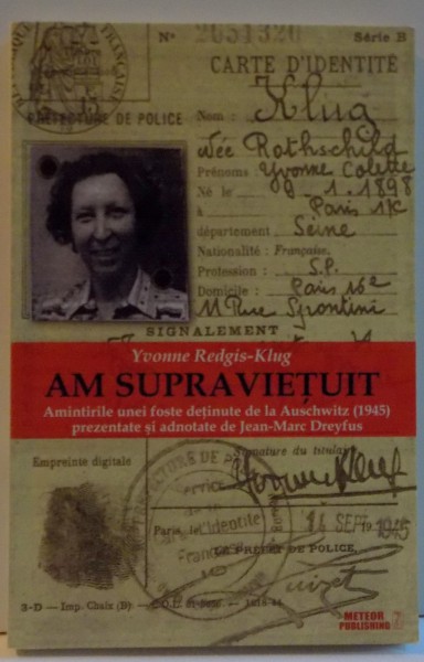 AM SUPRAVIETUIT  de YVONNE REDGIS KLUG, 2015