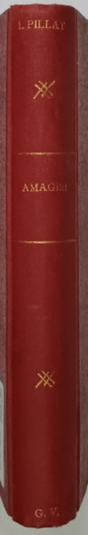 AMAGIRI , poezii de ION PILLAT / SOIMII PATRUPEZI , POLEMICI SI SATIRE de MAXIMILIAN COSTIN , 1916 , COLEGAT