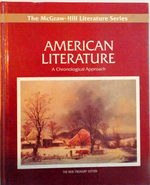 AMERICAN LITERATURE. A CHRONOLOGICAL APPROACH de G. ROBERT CARLSEN, 1989