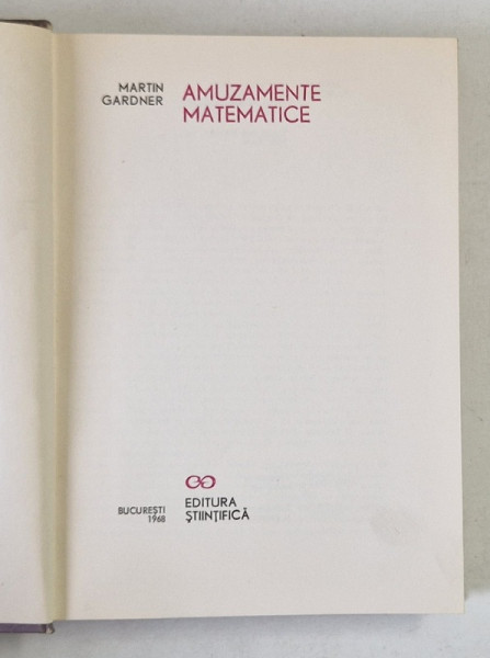Amuzamente matematice  M. Gardner