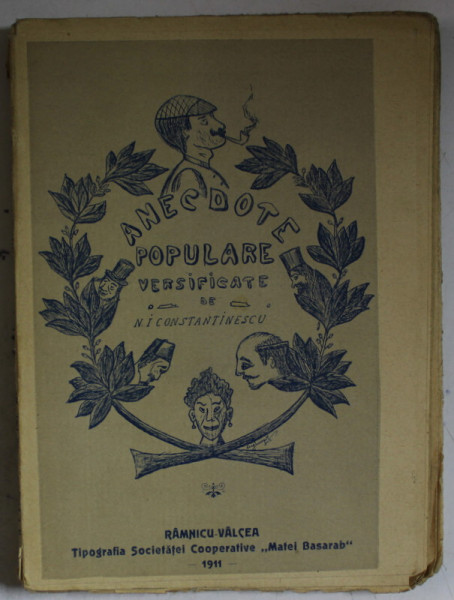 ANECDOTE POPULARE VERSIFICATE de N. I. CONSTANTINESCU , 1911