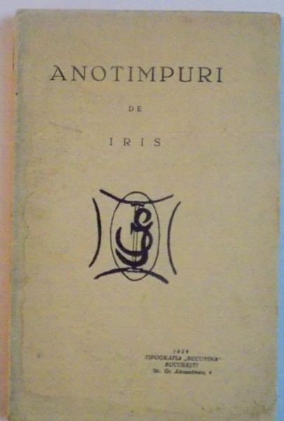 ANOTIMPURI DE IRIS , 1929 ,