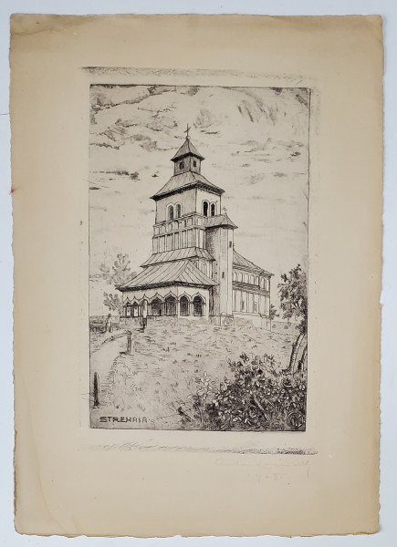 Anton Kaindl (1872-1951)  - Biserica Strehaia