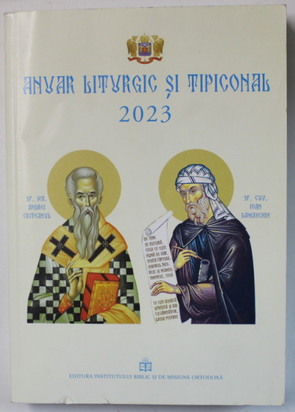 ANUAR LITURGIC SI TIPICONAL , 2023