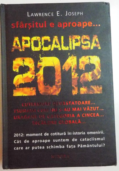 APOCALIPSA 2012 de LAWRENCE E. JOSEPH , 2011