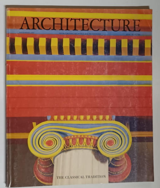 ARCHITECTURE , INCORPORATING ARCHITECTURAL TECHNOLOGY , NOVEMBER , 1994