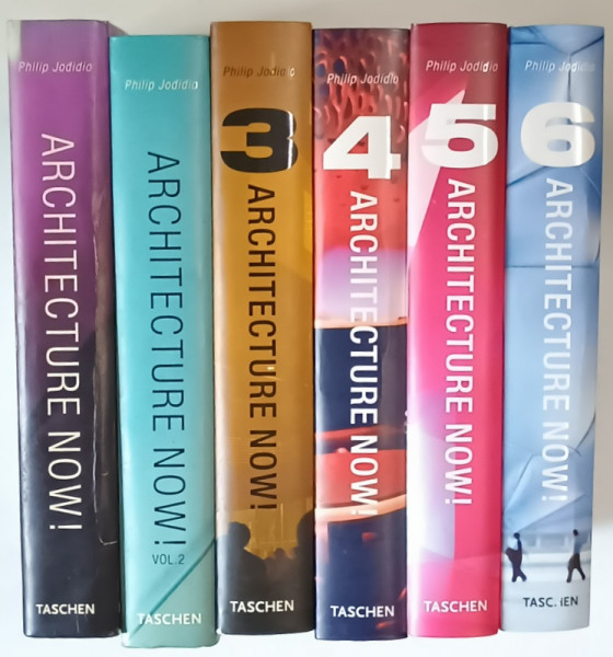 ARCHITECTURE NOW! , VOLUMES I - VI by PHILIP JODIDIO , 2001 - 2009