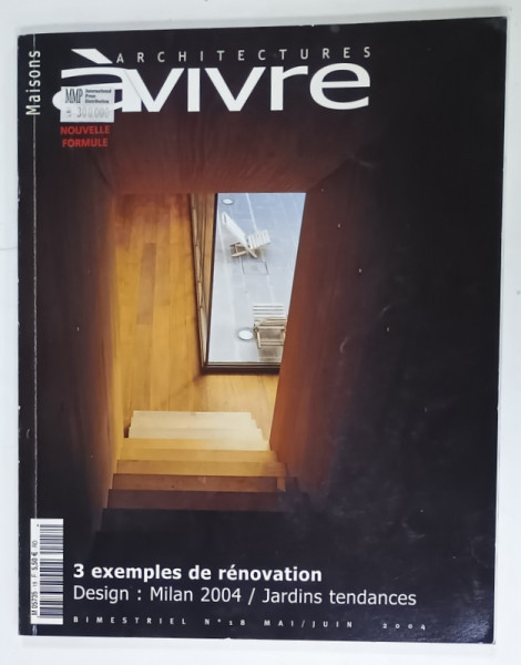 ARCHITECTURES A VIVRE , REVISTA IN LIMBA FRANCEZA , No. 18 , 2004