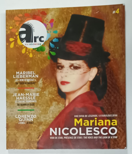 ARCRAINBOWMAG , REVUE , ART , CINEMA et SPORT , no. 4- 5 , ANII ' 2000 , NUMAR TIPARIT FATA - VERSO