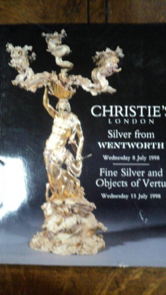 Argintarie de Wentworth, Catalog Licitatie Christies, Londra 1998