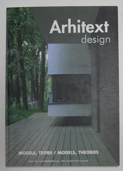 ARHITEX DESIGN , REVISTA EDITATA DE U.A.U.I.M. , ANUL X   , NR.11  , 2003