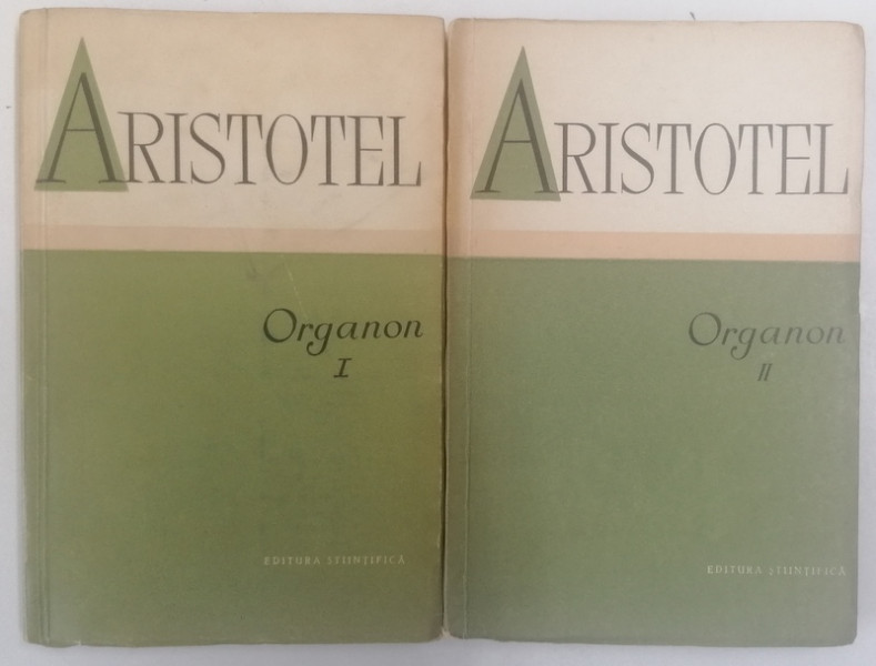 ARISTOTEL ORGANON I-II