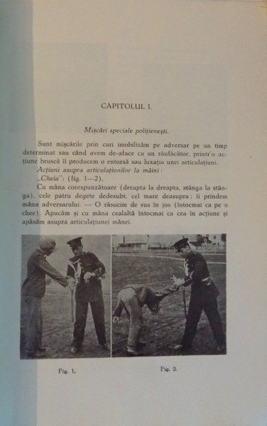 ARTA APARARII PERSONALE JIU-JITSU de CAPITAN TEACA EMILIAN , 1935