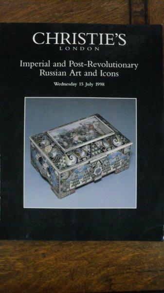 Arta Ruseasca Imperiala si post-revolutionara, Icoane, Catalog Licitatie Christies, Londra 1998