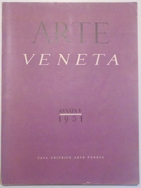 ARTE VENETA , 1951