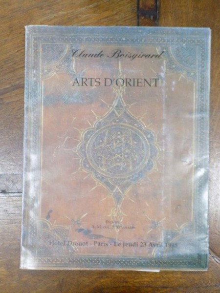 Artele orientale, catalog licitatie Druout, Paris 23 Aprilie 1998