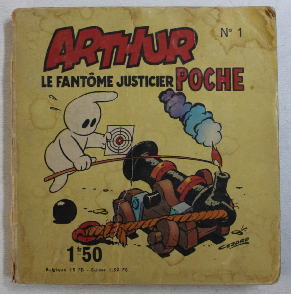 ARTHUR , LE FANTOME JUSTICIER POCHE , No1 , 1964