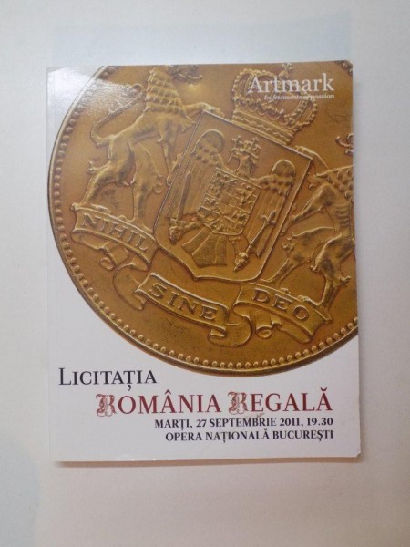 ARTMARK, LICITATIA ROMANIA REGALA, 27 SEPTEMBRIE 2011