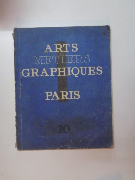 ARTS ET METIERS GRAPHIQUES , PARIS 1930, NR 20