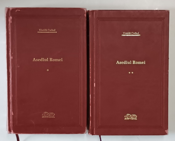 ASEDIUL ROMEI de VINTILA CORBUL  VOL.I-II COPERTI UZATE*