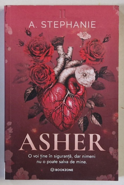 ASHER , O VOI TINE IN SIGURANTA , DAR NIMENI NU O POATE SALVA DE MINE , VOLUMUL II de A. STEPHANIE , 2025 *MICI DEFECTE