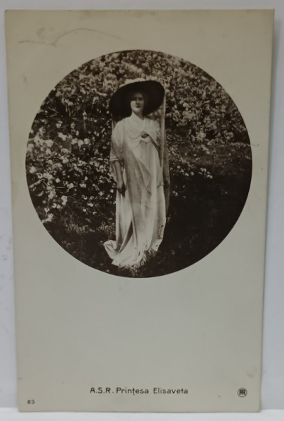 A.S.R. PRINTESA  ELISAVETA , FOTOGRAFIE , COLECTIA A. BRAND , SINAIA , FORMAT CARTE POSTALA , PERIOADA  INTERBELICA