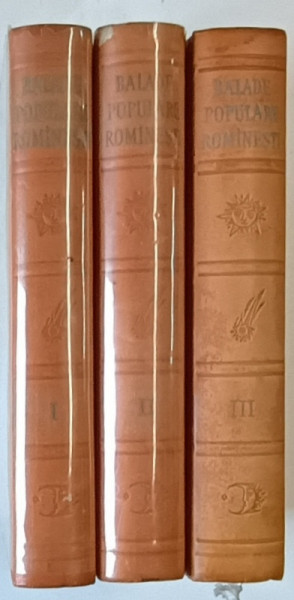 BALADE POPULARE ROMANESTI , VOL I , II , III de AL. I. AMZULESCU , 1964, EDITIE DE LUX