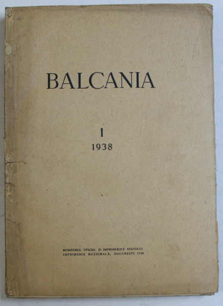 BALCANIA I  1938