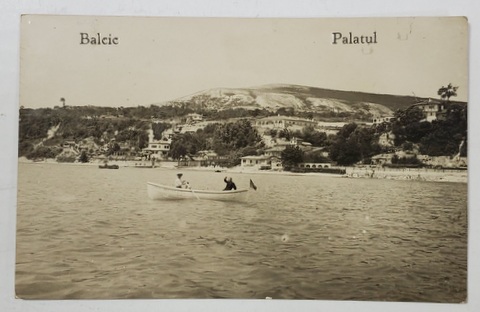 BALCIC , VEDERE DINSPRE MARE , FOTOGRAFIE TIP CARTE POSTALA , 1930