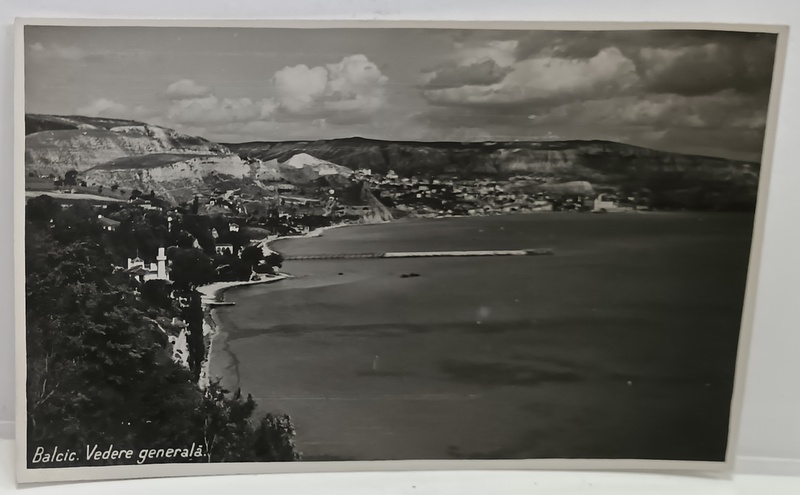 BALCIC , VEDERE GENERALA , FOTOGRAFIE FORMAT CARTE POSTALA , FOTO M. VESA , O.N.E.F. , INTERBELICA