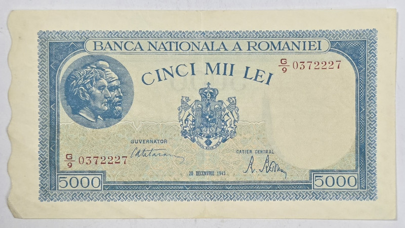 Bancota CINCI MIILEI 1945, Circulata