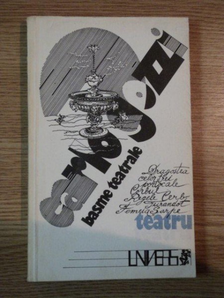 BASME TEATRALE de CARLO GOZZI,1981