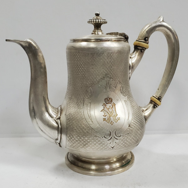 Bendorf, Mini ceainic din alpaca argintata, cca. 190