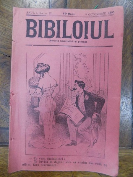 Bibiloiul, Revista Umoristica Anul I, Nr. 22, 8 Octombrie 1905