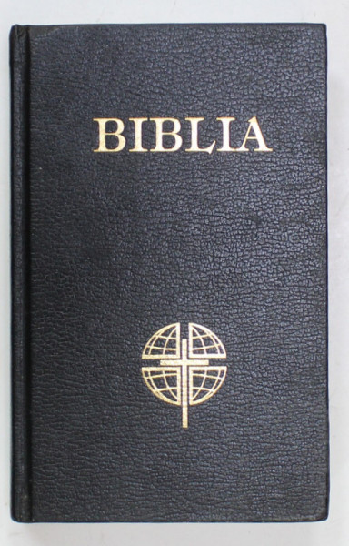 BIBLIA SAU SFANTA SCRIPTURA A VECHIULUI SI NOULUI TESTAMENT , CU TRIMETERI , TIPARITA IN S.U.A. ,  1998