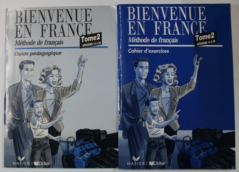 BIENVENUE EN FRANCE , TOME 2 , EPISODE 14 A 26 , VOLUMELE I - II , 1990 - 1991