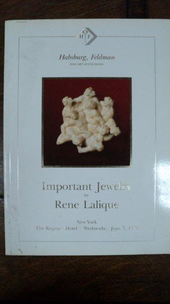 Bijuterii Importante de Rene Lalique, Catalog Licitatie Habsburg Feldman, New York 1989