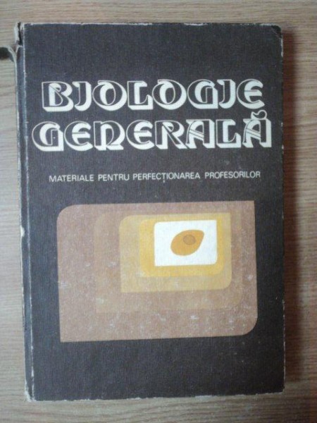 BIOLOGIE GENERALA de M. ANDREI ... CONSTANTA TUDOR , 1983