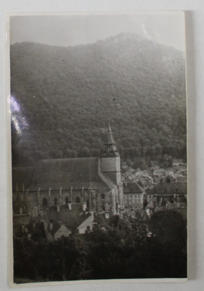 BISERICA NEAGRA , BRASOV SI VEDERE SPRE TAMPA , FOTOGRAFIE , ANII '60