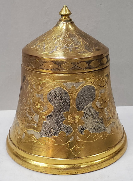 Bol Otoman cu capac, cupru aurit, Secol XIX