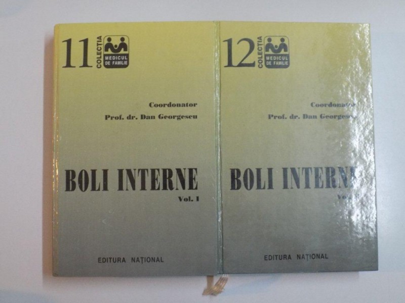 BOLI INTERNE de DAN GEORGESCU, VOL I-II  1998