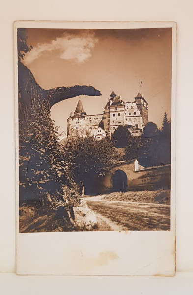 BRAN , CASTELUL REGAL , CARTE POSTALA , 1933