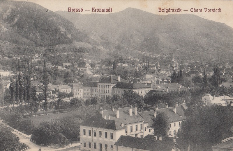 BRASOV - ORASUL DE SUS , CARTE POSTALA ILUSTRATA , MONOCROMA , CIRCULATA , DATATA 1912